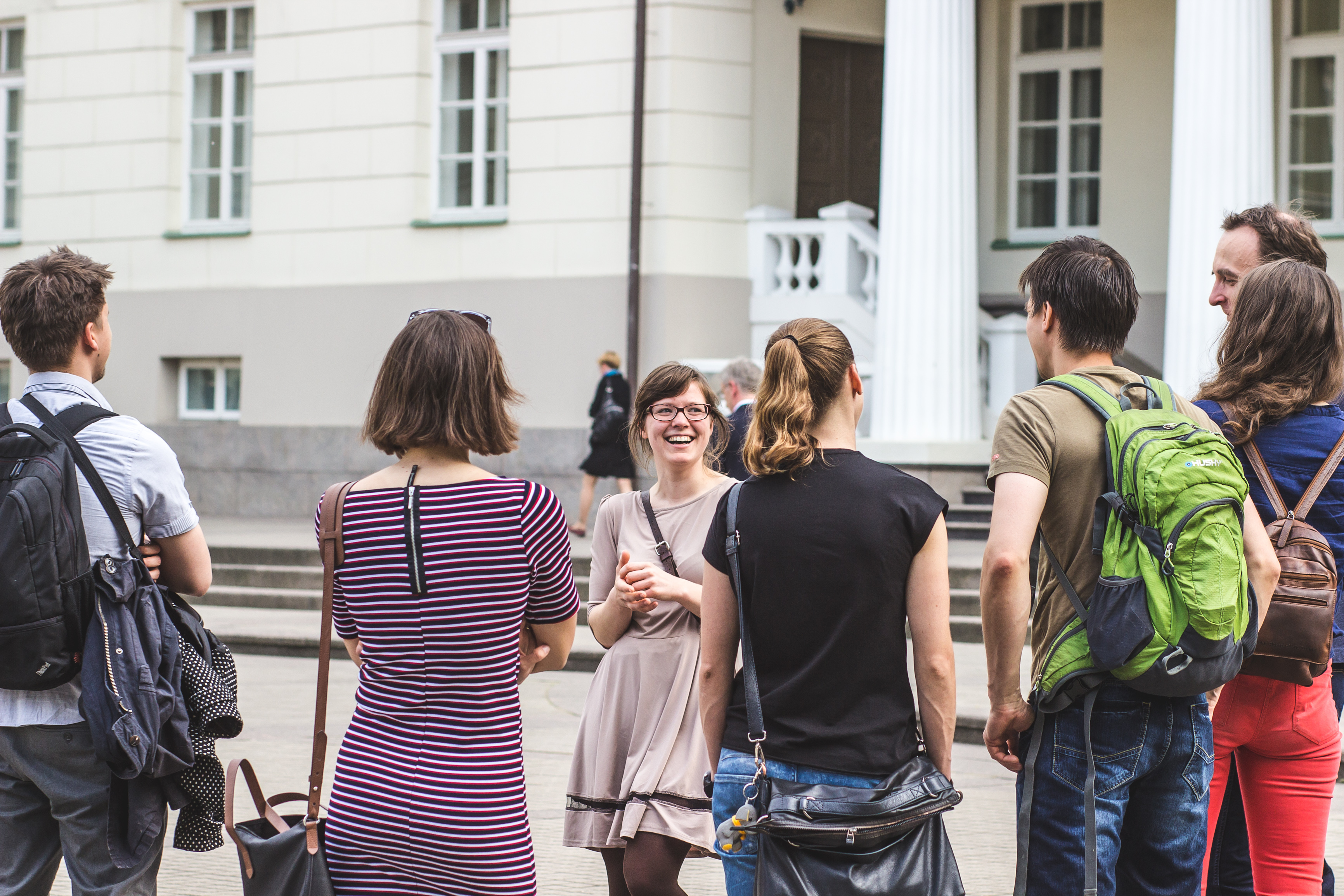 Presidential palace of Vilnius included into itinerary of Vilnius Free Old Town tour.