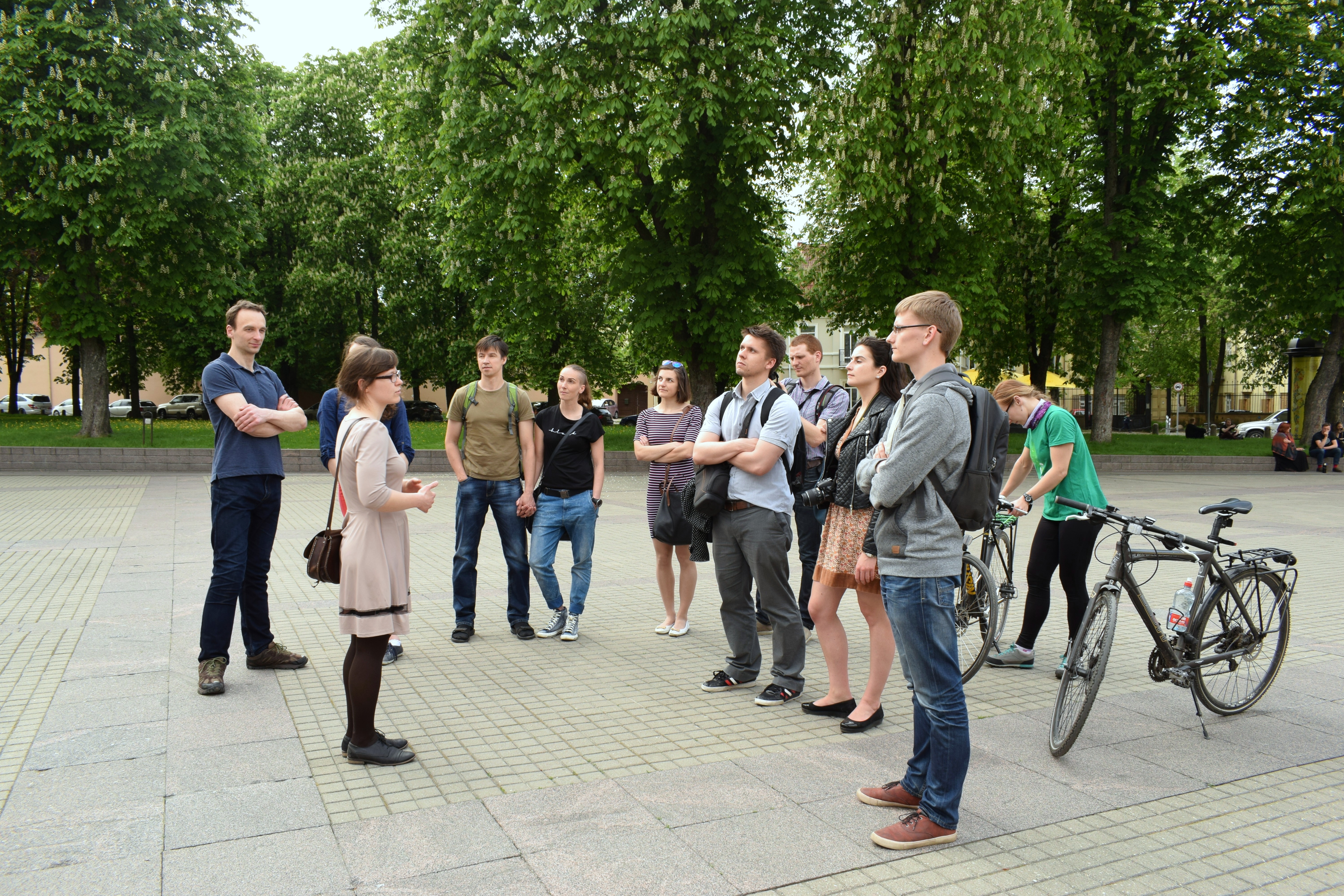 Meeting point. Vilnius Cathedral square